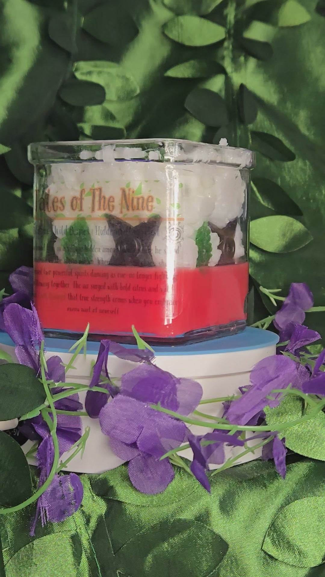 Tales of the Nine - Naruto Uzumaki inspired candle