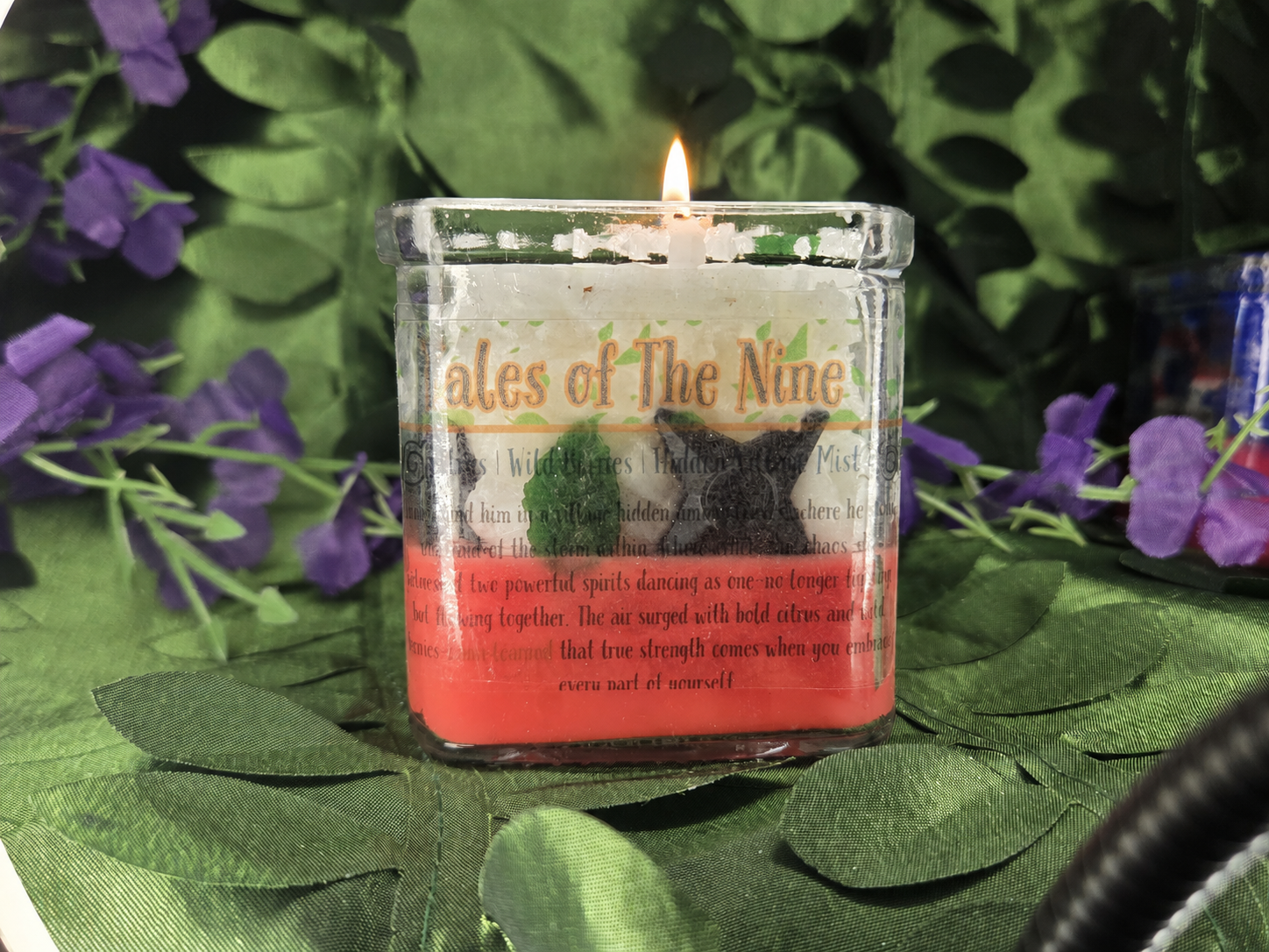Tales of the Nine - Naruto Uzumaki inspired candle