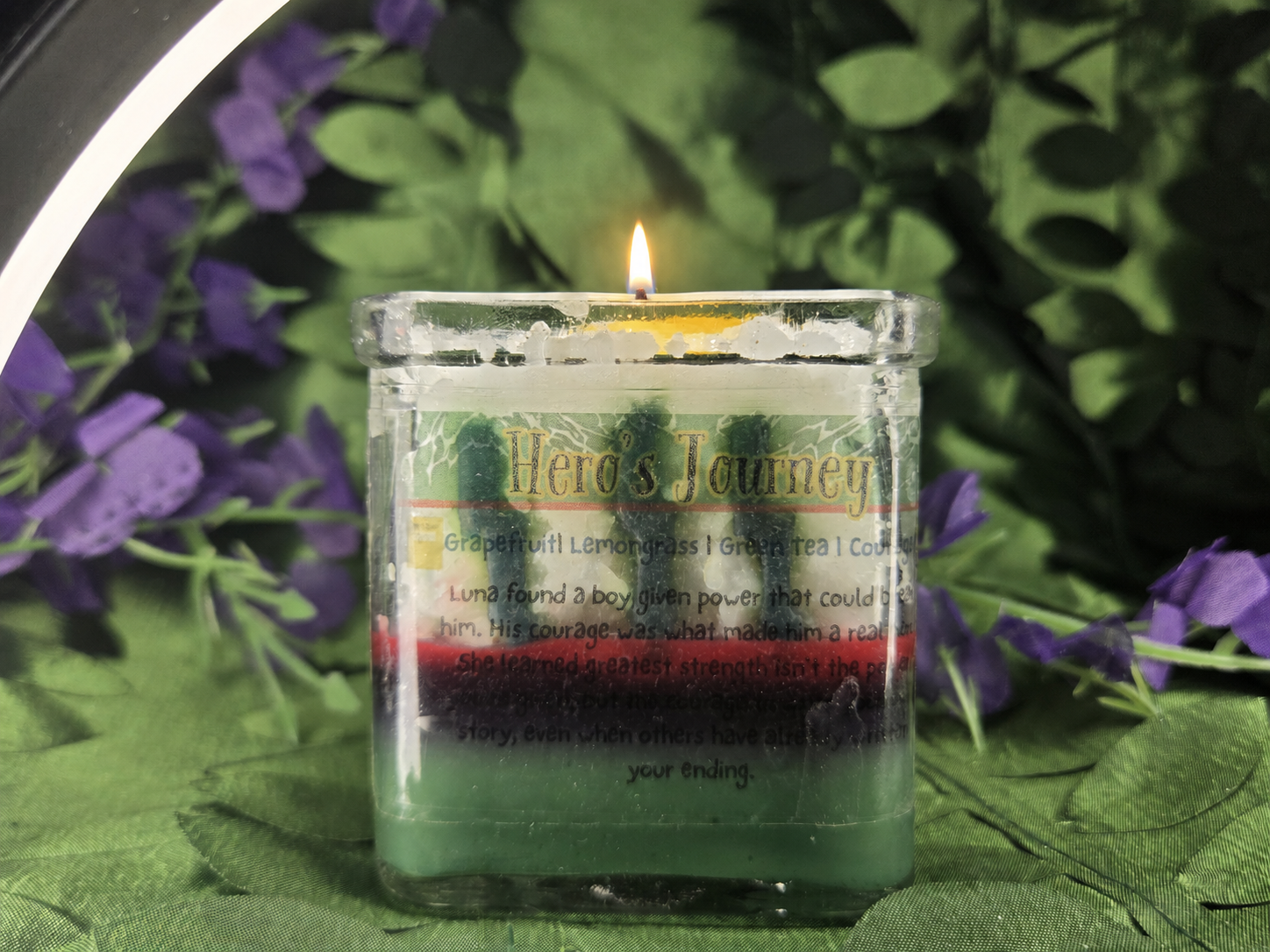 Hero's Journey - Deku of My Hero Academia Inspired Candle